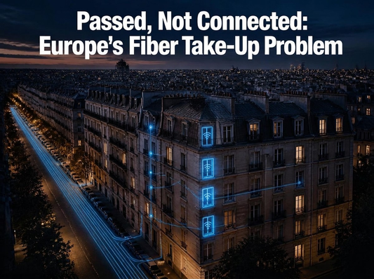 Passed, Not Connected: Europe's Fiber Take-Up Problem