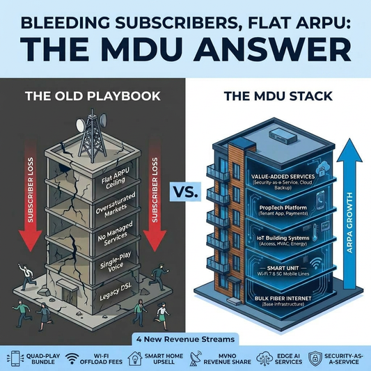 Bleeding Subscribers, Flat ARPU: The MDU Answer US Broadband Keeps Circling