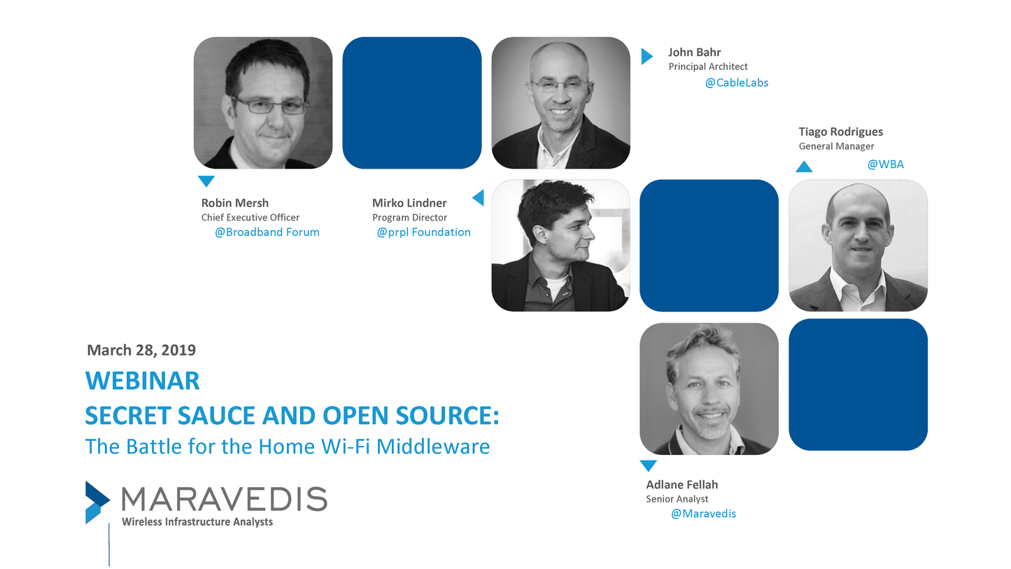 Webinar: Secret Sauce and Open Source: The Battle for the Home Wi-Fi Middleware