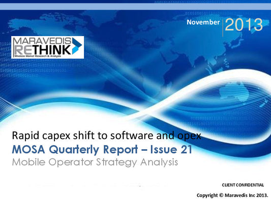 MOSA Quarterly Report: Rapid capex shift to software and opex
