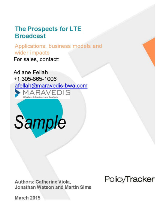 The Prospects for LTE Broadcast